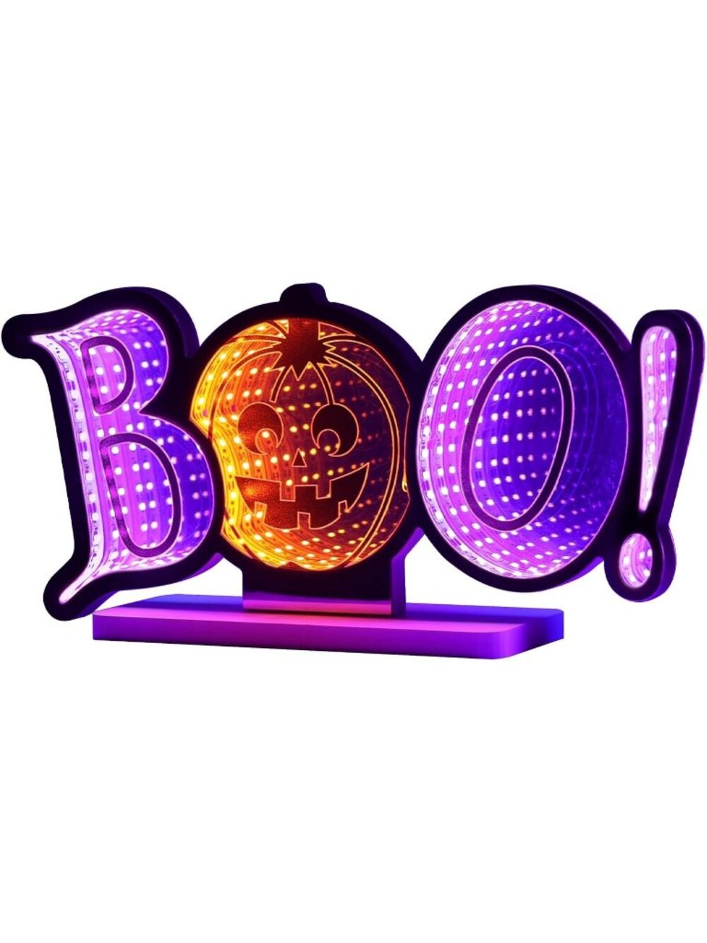 🎃 BOO Pumpkin Halloween Inflatable with LED Lights Outdoor Yard Decor